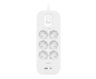 BELKIN SurgePlus 6x Schuko 1xUSB-A 1xUSB-C 650J 2m SRB002vf2M - 1170792 - zdjęcie 1